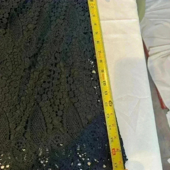 ADIVA Lace Blue Blouse with lining (Size 1X) - Picture 3 of 13